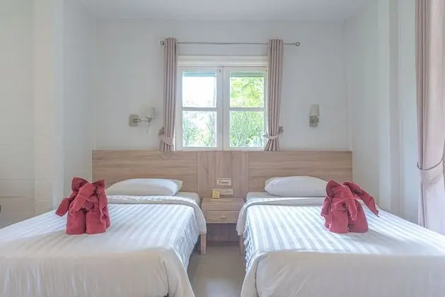 Deluxe İki Ayrı Yataklı Oda, 1 Yatak Odası, Bahçe Manzaralı