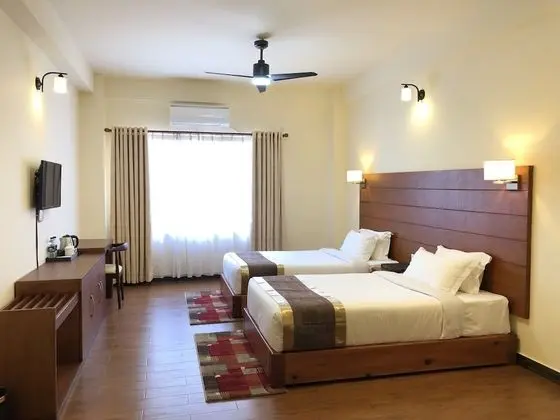 Deluxe Tek Büyük veya İki Ayrı Yataklı Oda, 2 Çift Kişilik Yatak, Dağ Manzaralı