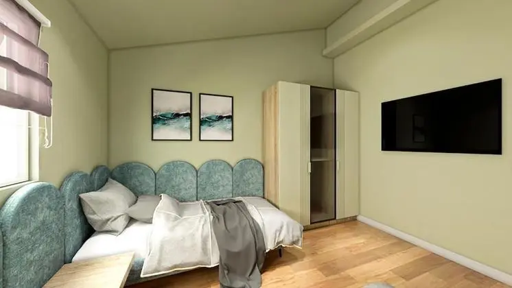 Deluxe Apart Daire, 2 Yatak Odası, Balkon