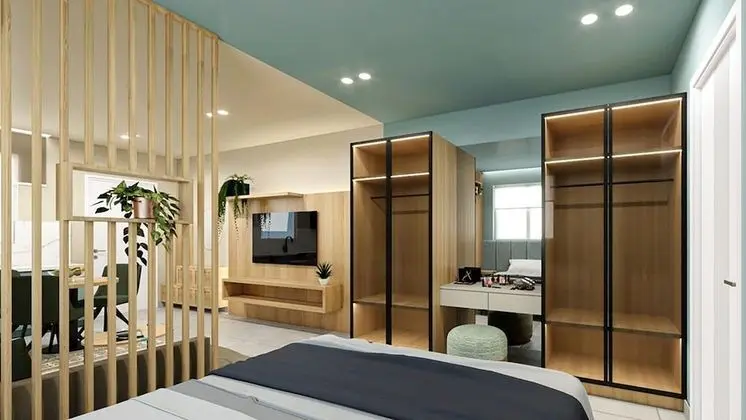 Deluxe Apart Daire, 2 Yatak Odası, Balkon