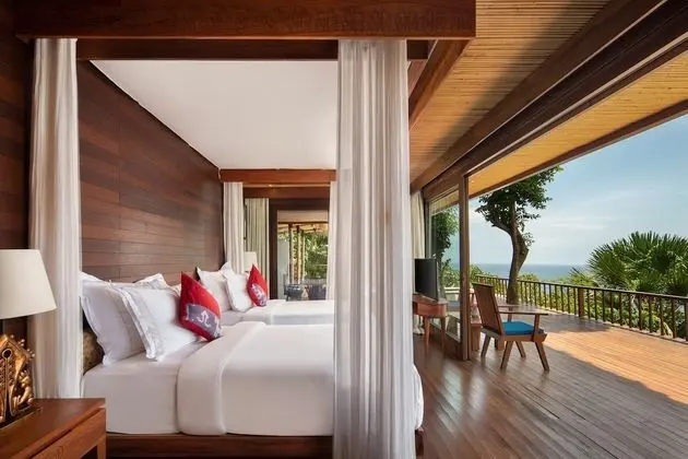 Panoramic Villa, 2 Yatak Odası, Kişiye Özel Havuzlu, Okyanusa Sıfır (Hanging Two Bedroom Pool Villa)