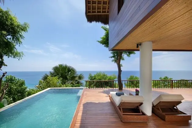 Panoramic Villa, 2 Yatak Odası, Kişiye Özel Havuzlu, Okyanusa Sıfır (Hanging Two Bedroom Pool Villa)