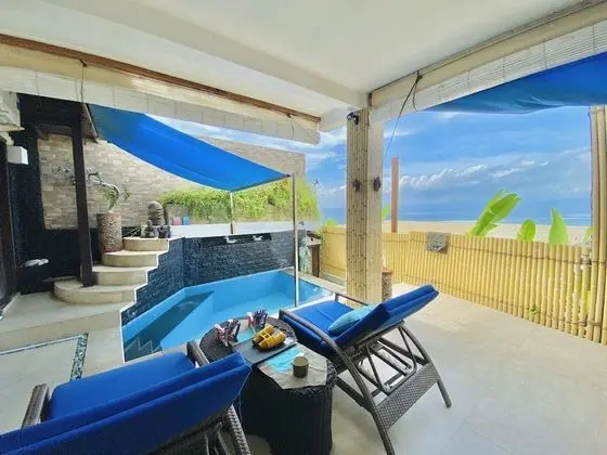 Deluxe Villa, 1 Yatak Odası, Kişiye Özel Havuzlu, Deniz Manzaralı