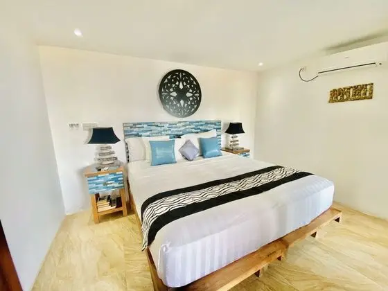 Deluxe Villa, 1 Yatak Odası, Kişiye Özel Havuzlu, Deniz Manzaralı