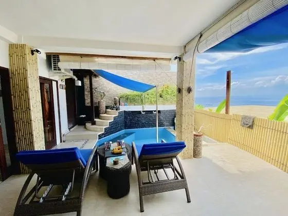 Deluxe Villa, 1 Yatak Odası, Kişiye Özel Havuzlu, Deniz Manzaralı