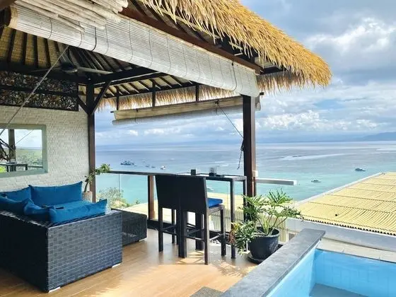 Luxury Villa, 1 Yatak Odası, Kişiye Özel Havuzlu, Deniz Manzaralı