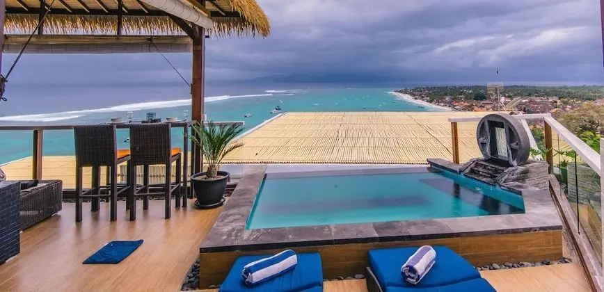 Luxury Villa, 1 Yatak Odası, Kişiye Özel Havuzlu, Deniz Manzaralı