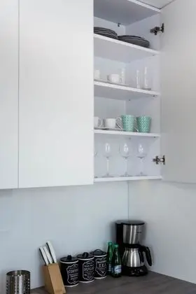 Deluxe Apart Daire, 1 Büyük (Queen) Boy Yatak ve Çekyat (Pure White)