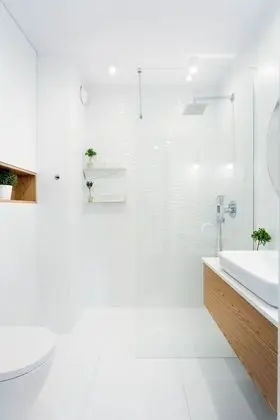 Deluxe Apart Daire, 1 Büyük (Queen) Boy Yatak ve Çekyat (Pure White)