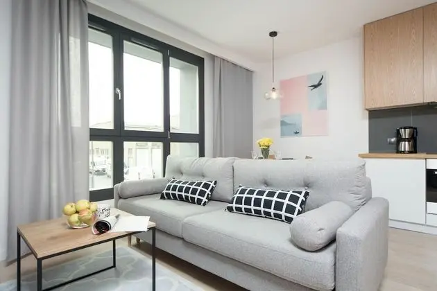 Deluxe Apart Daire, 1 Büyük (Queen) Boy Yatak ve Çekyat (Silver Grey)