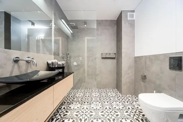 Deluxe Apart Daire, 1 Büyük (Queen) Boy Yatak ve Çekyat (Silver Grey)