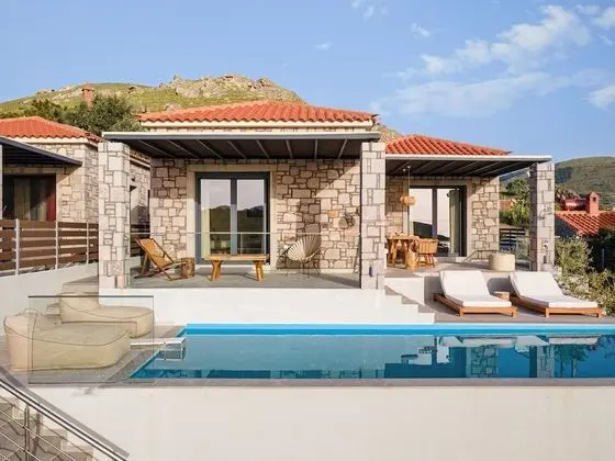 Luxury Villa, 2 Yatak Odası, Kişiye Özel Havuzlu, Deniz Manzaralı