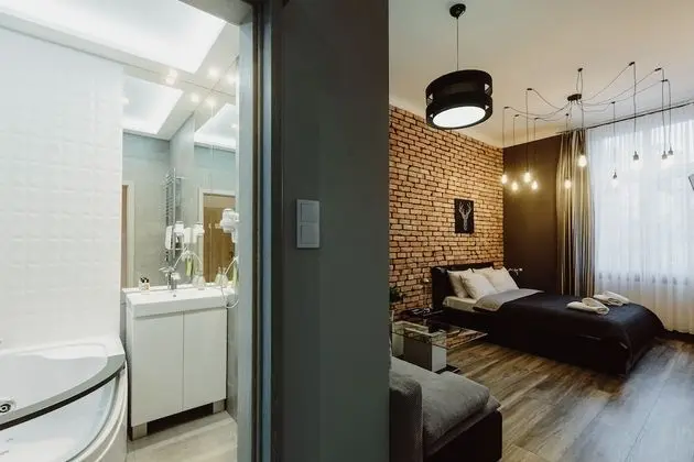 Deluxe Apart Daire, 1 Büyük (Queen) Boy Yatak ve Çekyat, Sıcak Su Küveti