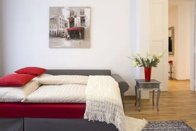 Deluxe Apart Daire, Özel Banyo (Eutritzscher Strasse 8 )