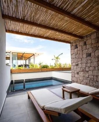 Özel Havuzlu Deluxe Oda, Deniz ve Havuz Manzaralı, Havuzlu