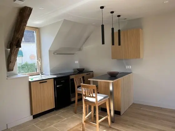 Stüdyo, Banyolu/Duşlu, Üzüm Asması Manzaralı (Studio 2)