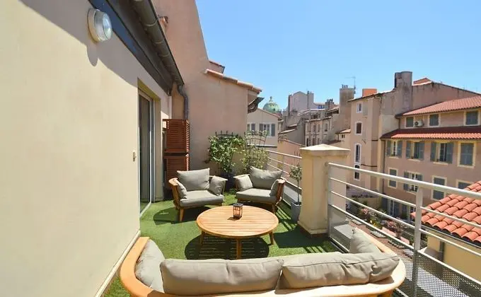 Panoramic Apart Daire, 1 Yatak Odası, Teras (Le Jardin, 35 rue Pavillon, 13001)