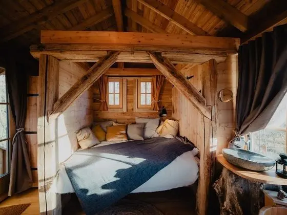 Standard Kır Evi, Özel Banyo, Dağ Manzaralı (Cabane couple)