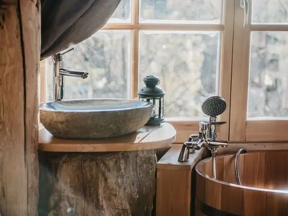 Standard Kır Evi, Özel Banyo, Dağ Manzaralı (Cabane couple)