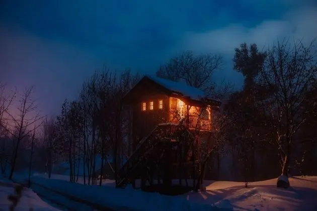 Standard Kır Evi, Özel Banyo, Dağ Manzaralı (Cabane couple)