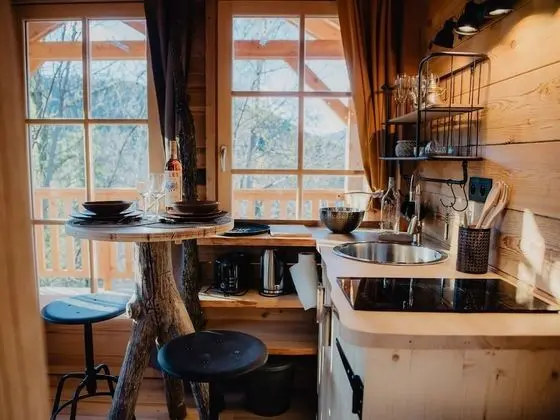 Standard Kır Evi, Özel Banyo, Dağ Manzaralı (Cabane couple)