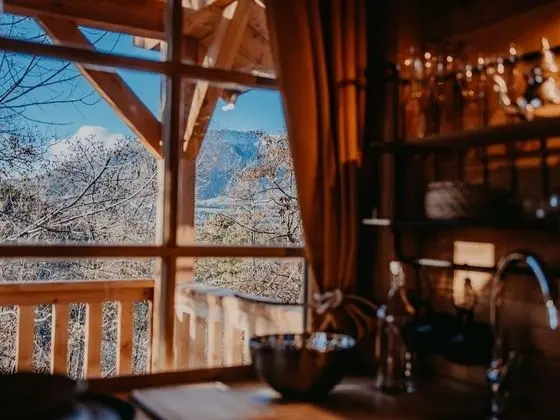 Standard Kır Evi, Özel Banyo, Dağ Manzaralı (Cabane couple)