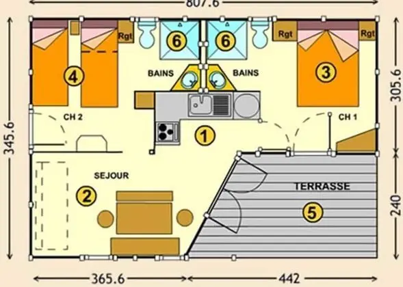 Kır Evi, 2 Yatak Odası (Palace)