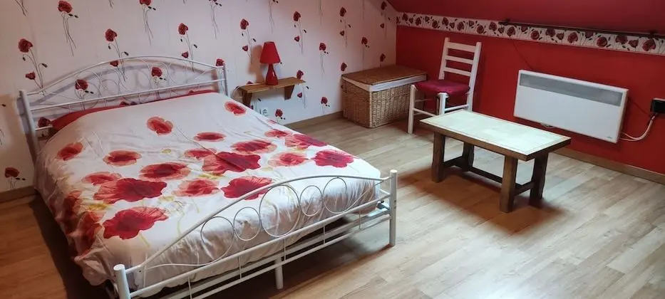 Romantic Tek Büyük Yataklı Oda (Coquelicot)
