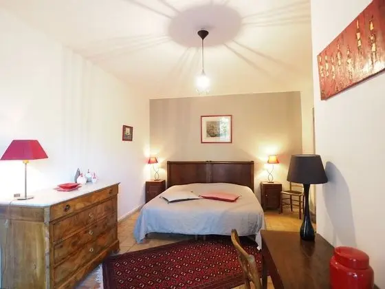 Deluxe Tek Büyük Yataklı Oda, Özel Banyo, Bahçe Manzaralı ( Orange)