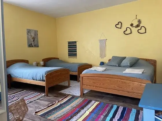 Family Dört Kişilik Oda, Banyolu/Duşlu, Bahçe Manzaralı