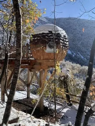 Kulübe, Dağ Manzaralı (Perché dans les Arbres )