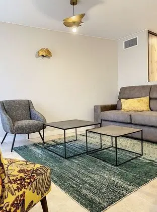 Premium Apart Daire, Banyolu/Duşlu, Şehir Manzaralı (Les Oliviers)