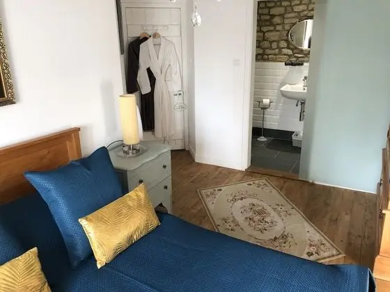 Comfort Tek Büyük Yataklı Oda, Banyolu/Duşlu, Bahçe Manzaralı (Geais)