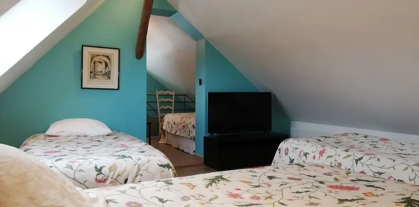 Family Dubleks, 2 Yatak Odası, Sigara İçilmez, Bahçe Manzaralı (Le Duplex)