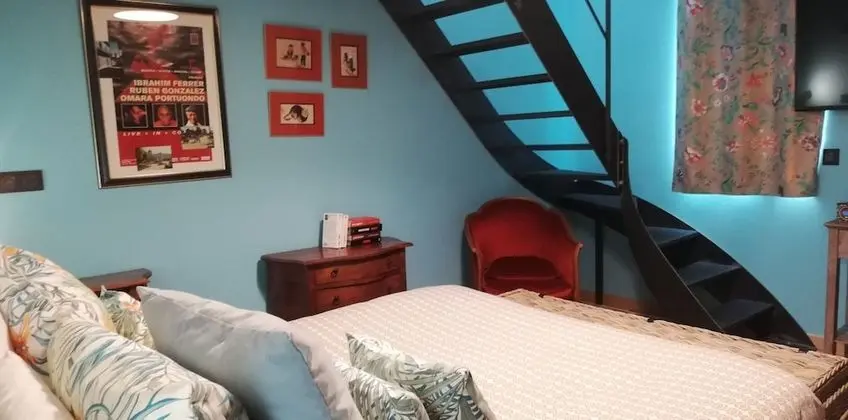 Family Dubleks, 2 Yatak Odası, Sigara İçilmez, Bahçe Manzaralı (Le Duplex)
