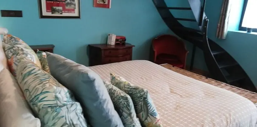 Family Dubleks, 2 Yatak Odası, Sigara İçilmez, Bahçe Manzaralı (Le Duplex)
