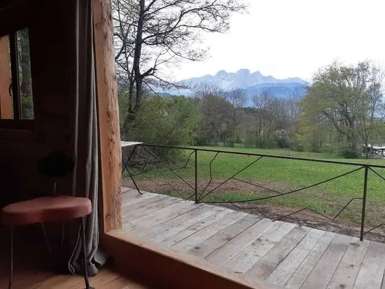 Exclusive Kulübe, Banyolu/Duşlu, Dağ Manzaralı (cabane en rondin)