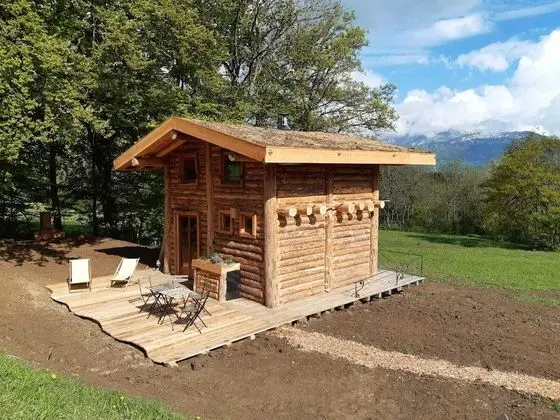 Exclusive Kulübe, Banyolu/Duşlu, Dağ Manzaralı (cabane en rondin)