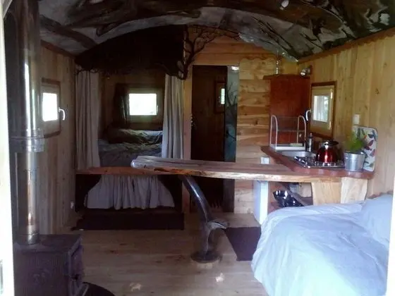 Kır Evi, Özel Banyo, Dağ Manzaralı (la Tanière aux Loups)