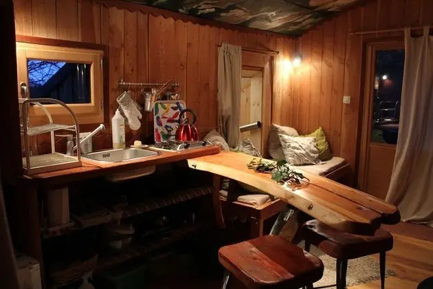 Kır Evi, Özel Banyo, Dağ Manzaralı (la Tanière aux Loups)