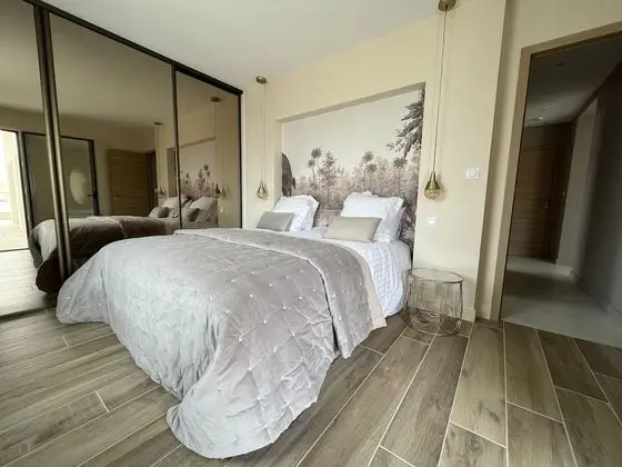 Deluxe Apart Daire, Sıcak Su Havuzu (3 Blanc avec Jacuzzi)