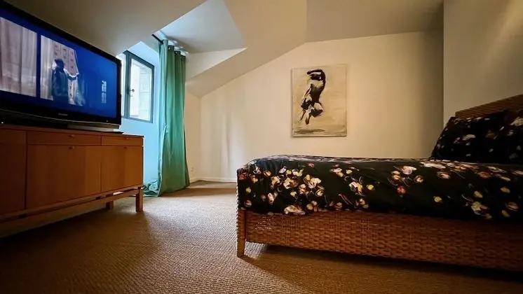 Apart Daire, Banyolu/Duşlu, Bahçe Manzaralı (Souchet du Grée)