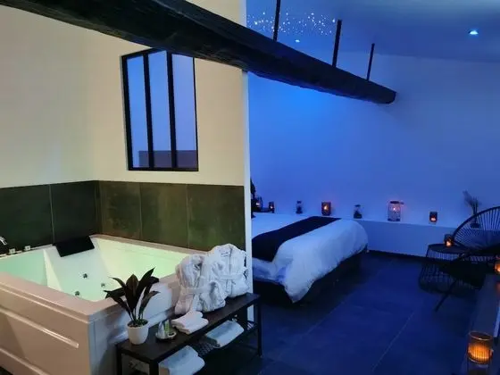 Luxury Apart Daire, Sıcak Su Havuzu (Le Nid Douillet)