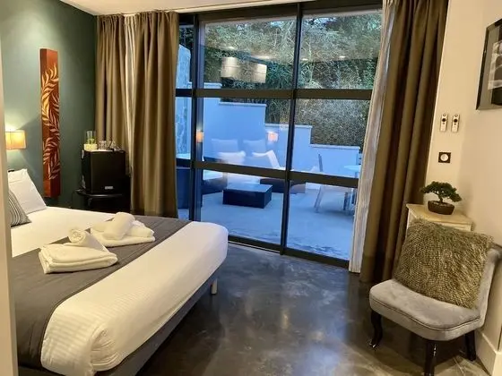 Supérieure Double Room, vue lac, terrasse, Baignoire balnéothérapie