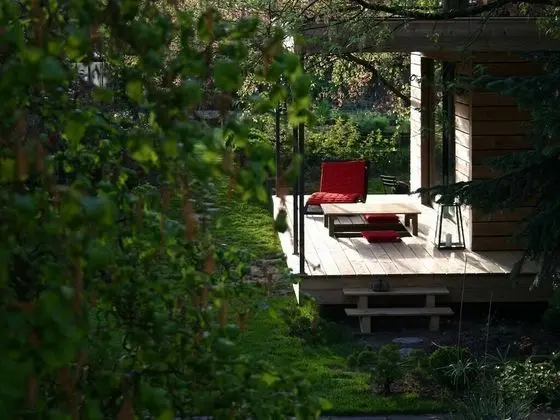 Deluxe Bungalov, Banyolu/Duşlu, Bahçe Manzaralı (Lotus)