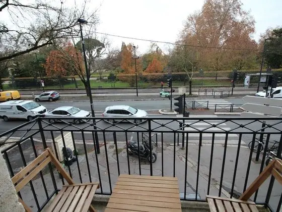 Deluxe Tek Büyük Yataklı Oda, Balkon (Jardin Public)