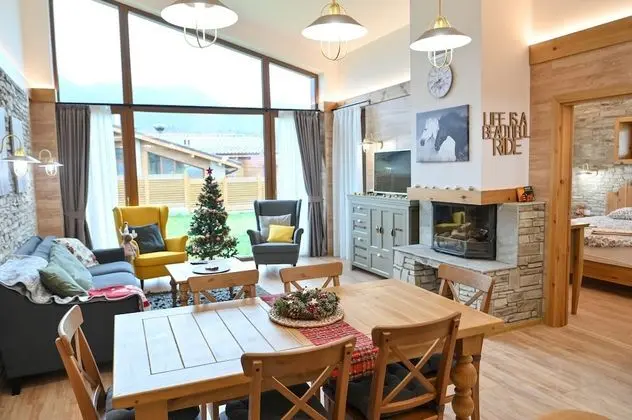 Deluxe Dağ Evi, 3 Yatak Odası, Sauna, Dağ Manzaralı