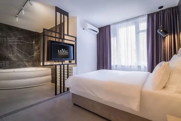 Deluxe Tek Büyük Yataklı Oda (with Jacuzzi)