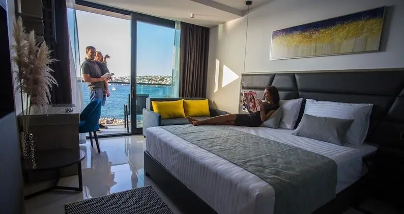 Deluxe Oda, Balkon, Deniz Manzaralı