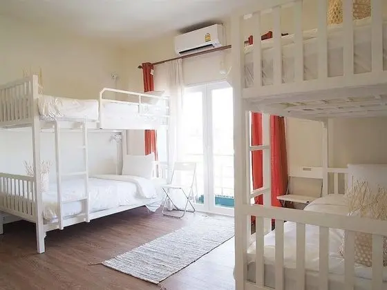 4-Bed Female Dormitory with Shared Bathroom